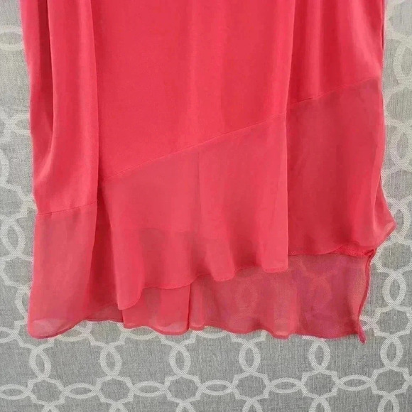 W Worthington Red Sleeveless Women's Blouse L - Picture 5 of 8